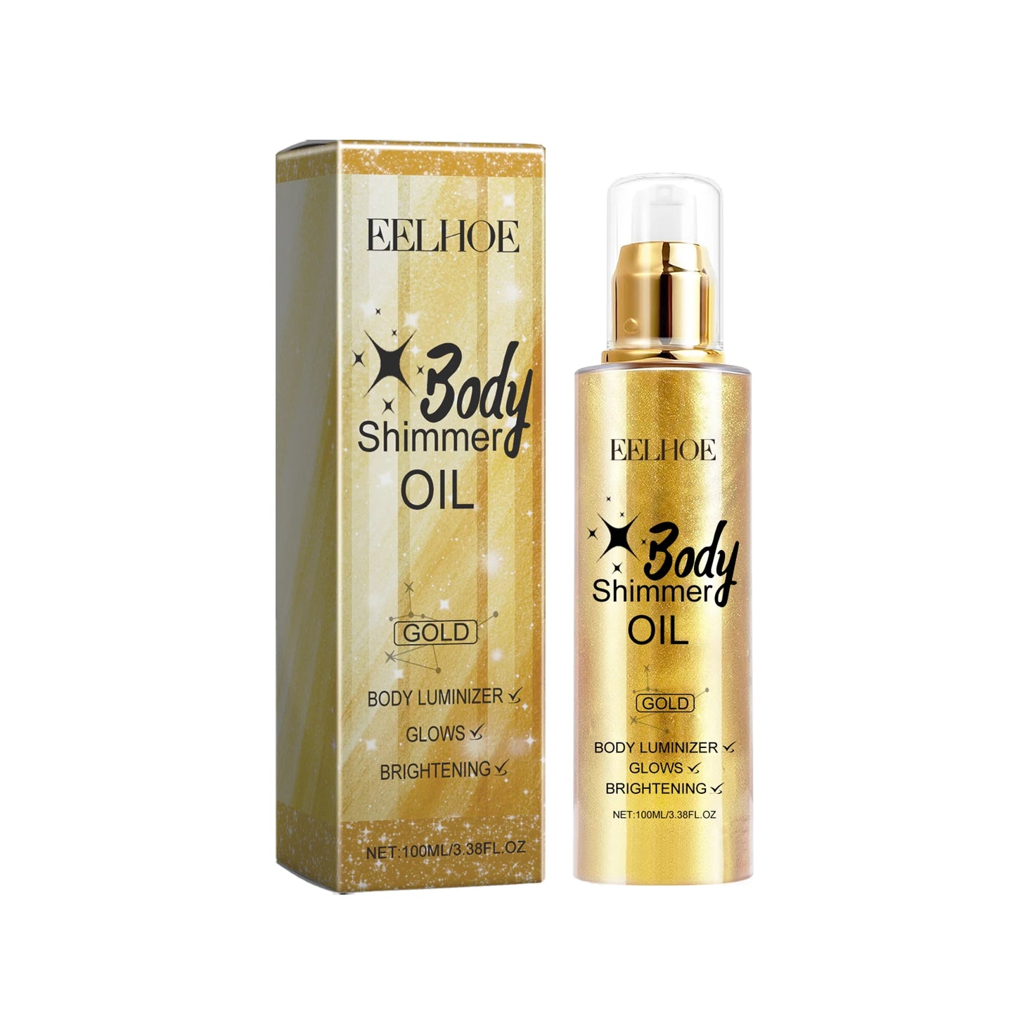 Aceite corporal con brillo Eelhoe