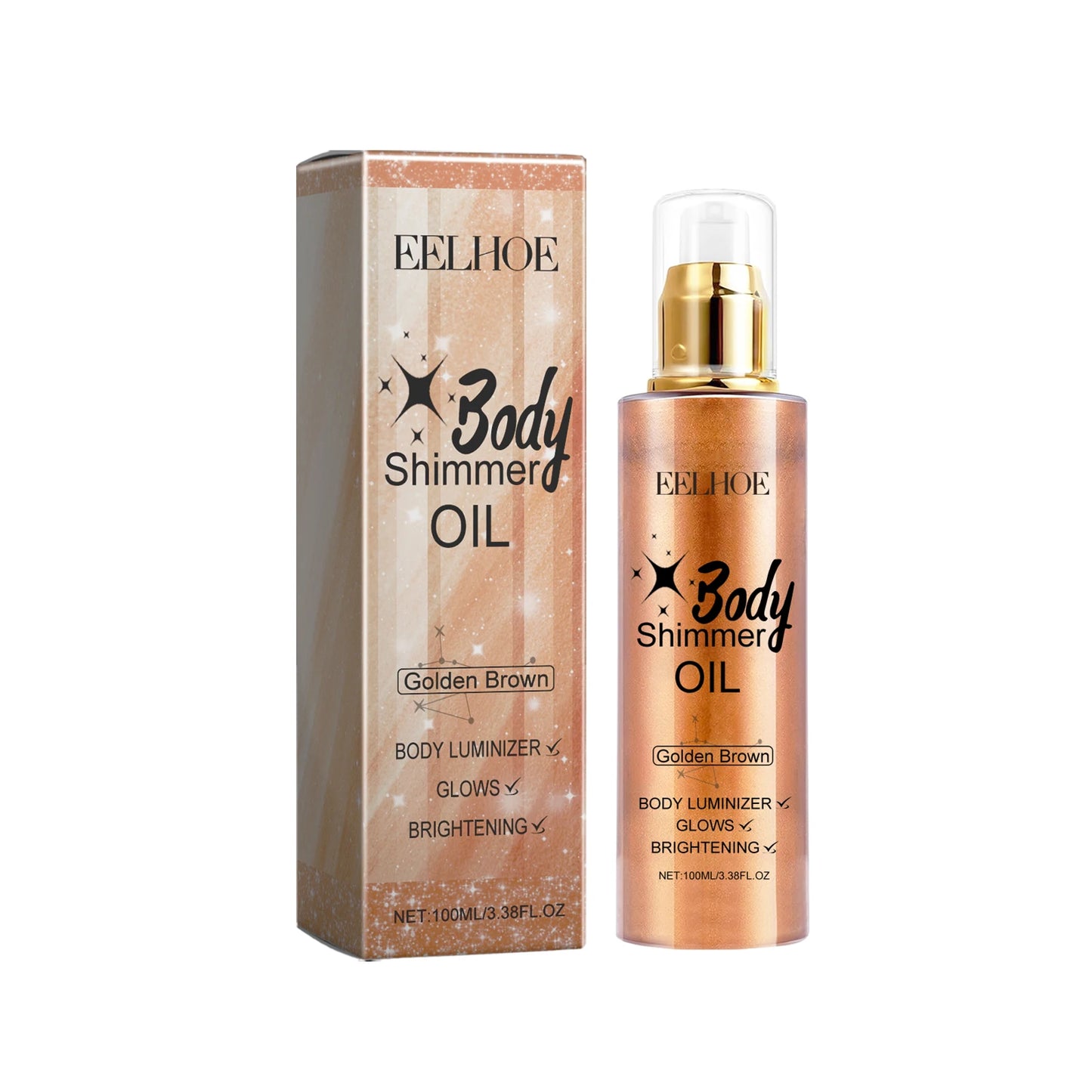 Aceite corporal con brillo Eelhoe