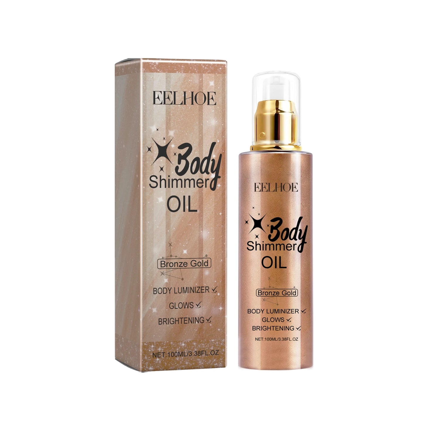 Aceite corporal con brillo Eelhoe