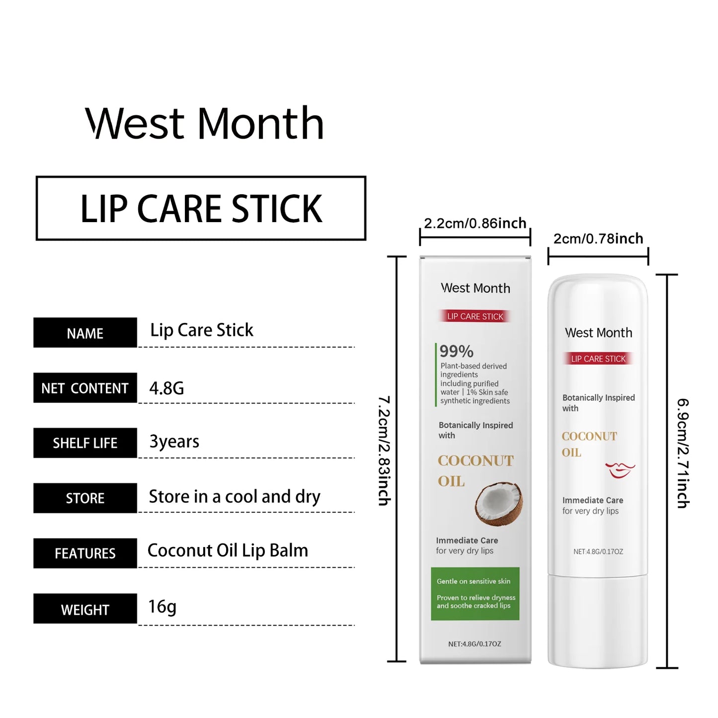 Bálsamo Labial west & month