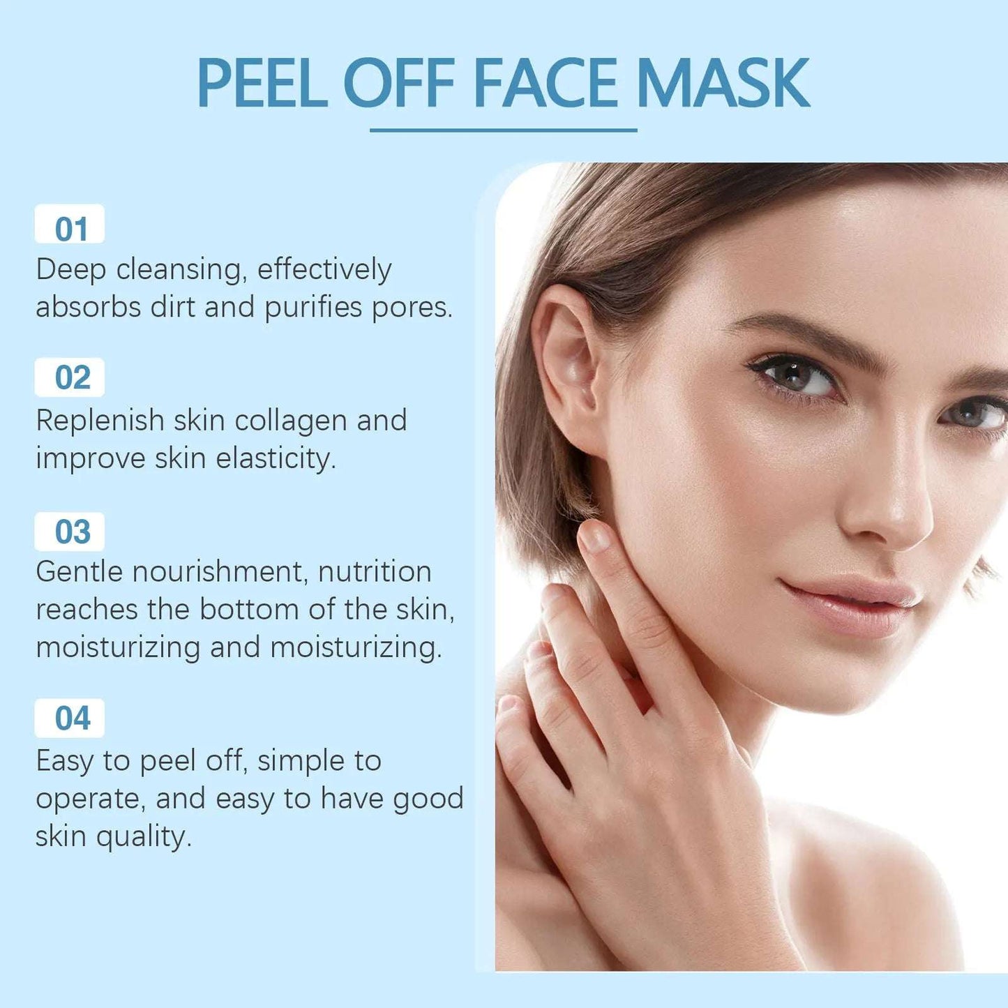 Mascarilla de carbon, exfoliante y elimina puntos negros.