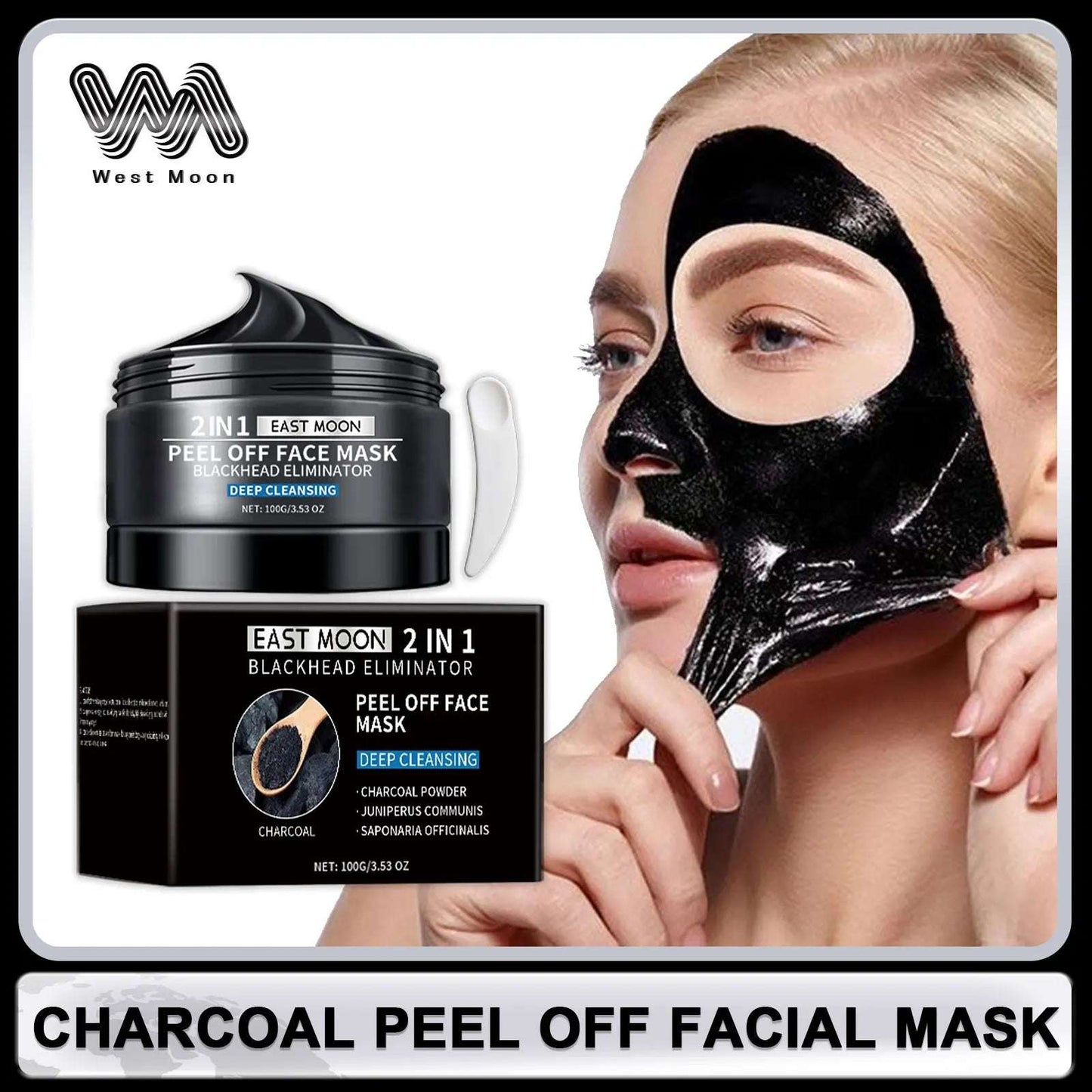 Mascarilla de carbon, exfoliante y elimina puntos negros.
