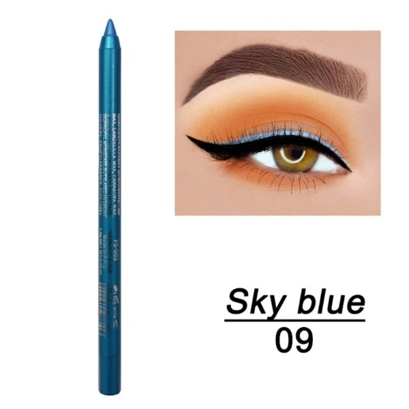 Kit de Sombras y Delineador de 12 Colores
