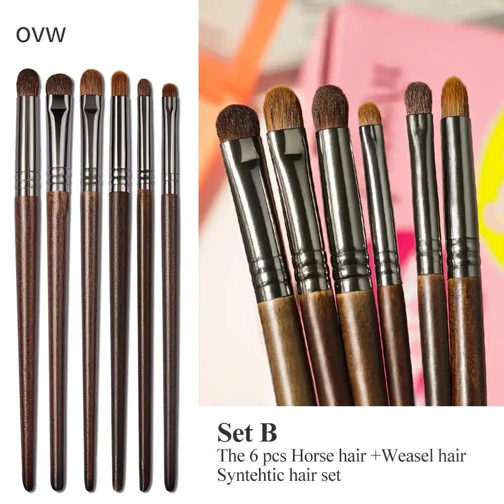 Set de 6 Brochas para Sombras de Ojos OVW