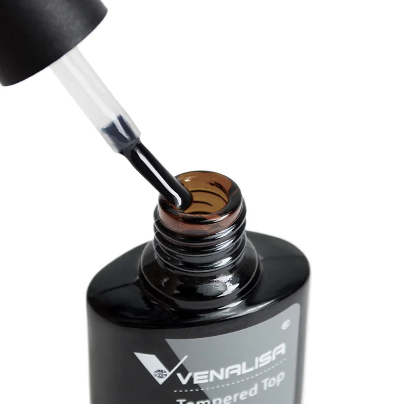 Top coat, base coat, y primer, secado a luz UV, gel VENALISA 7.5ml.