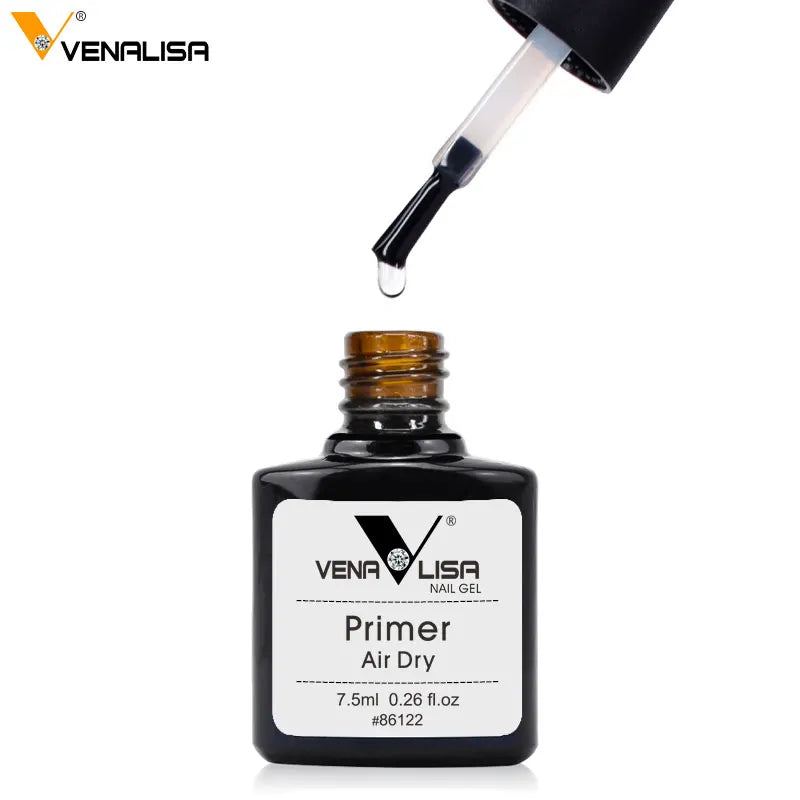 Top coat, base coat, y primer, secado a luz UV, gel VENALISA 7.5ml.