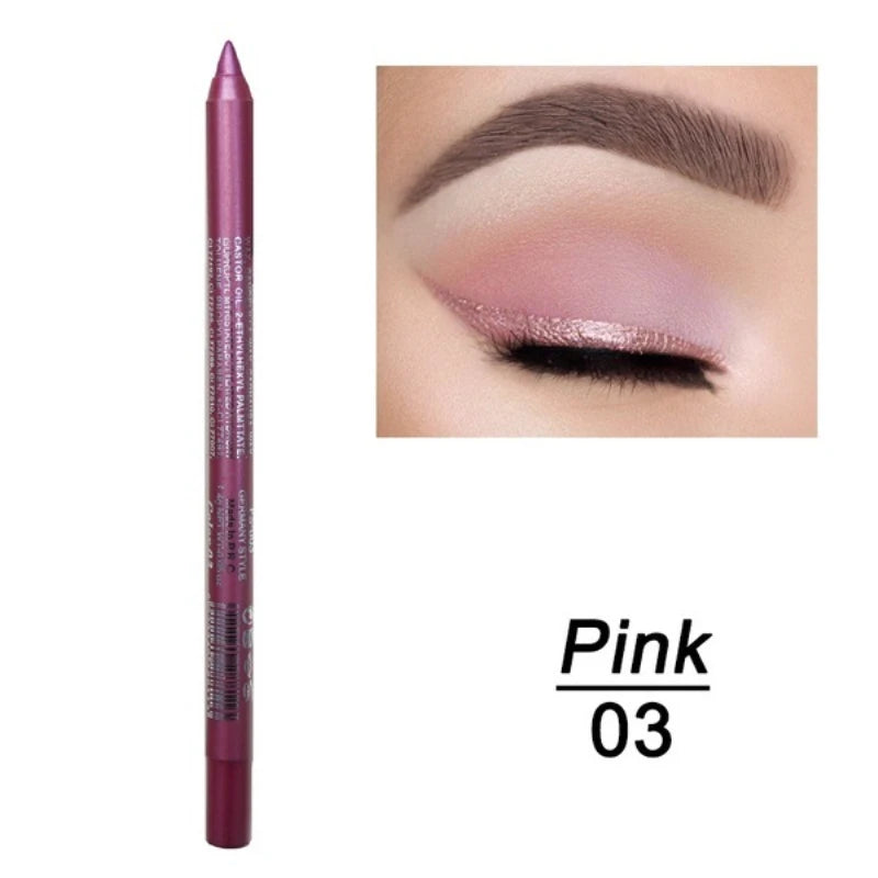Kit de Sombras y Delineador de 12 Colores