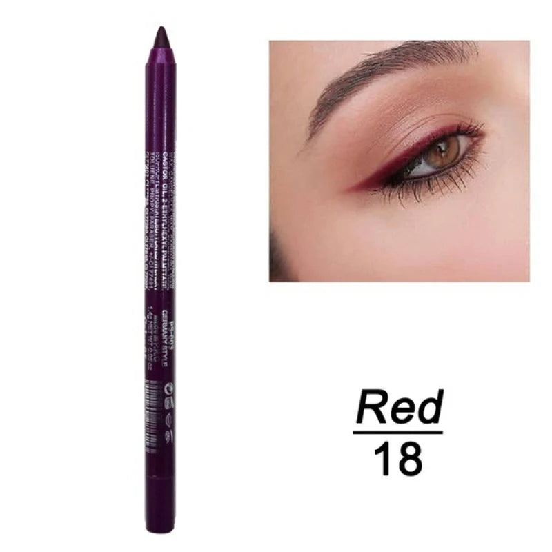 Kit de Sombras y Delineador de 12 Colores