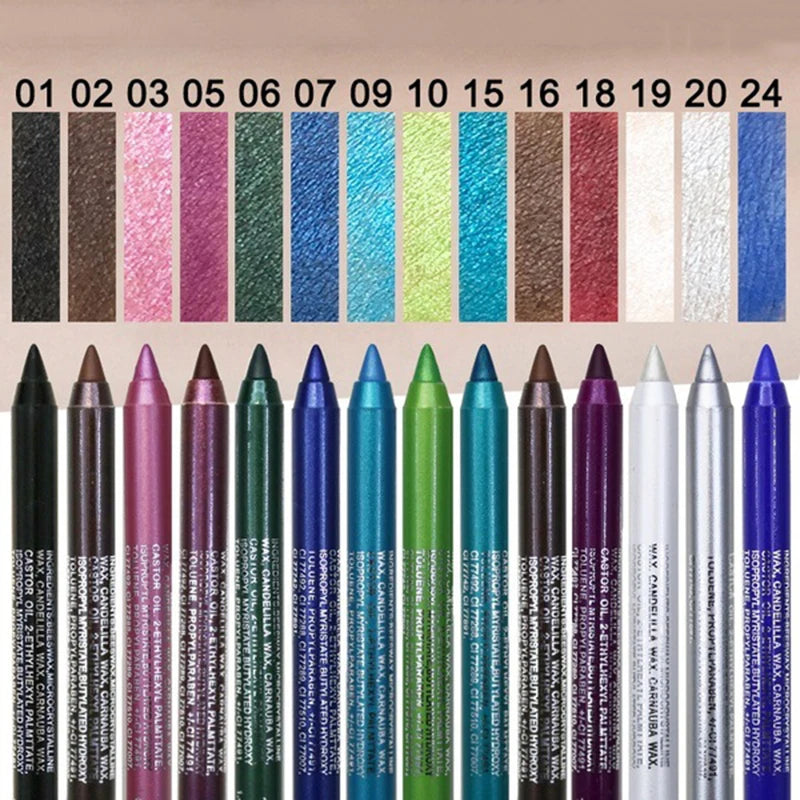 Kit de Sombras y Delineador de 12 Colores