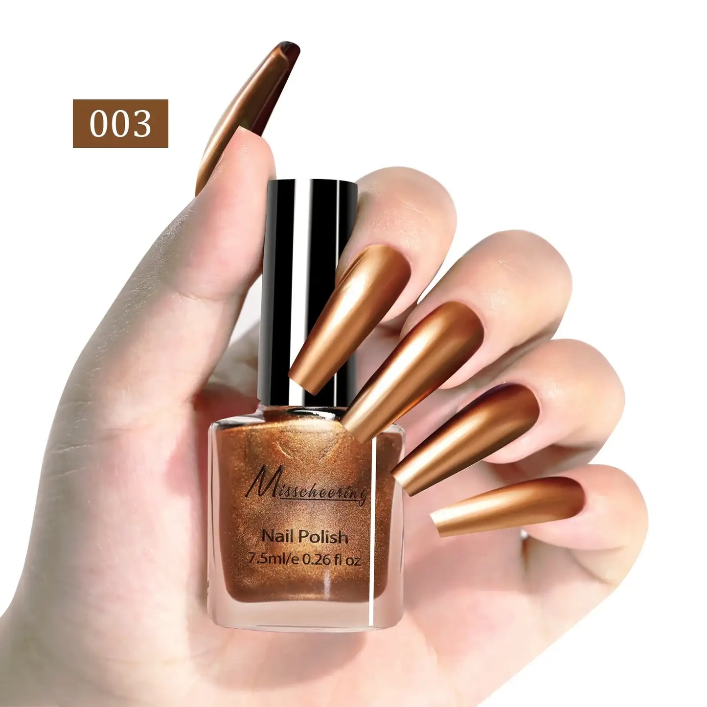 12 Esmaltes metálicos Misscheering