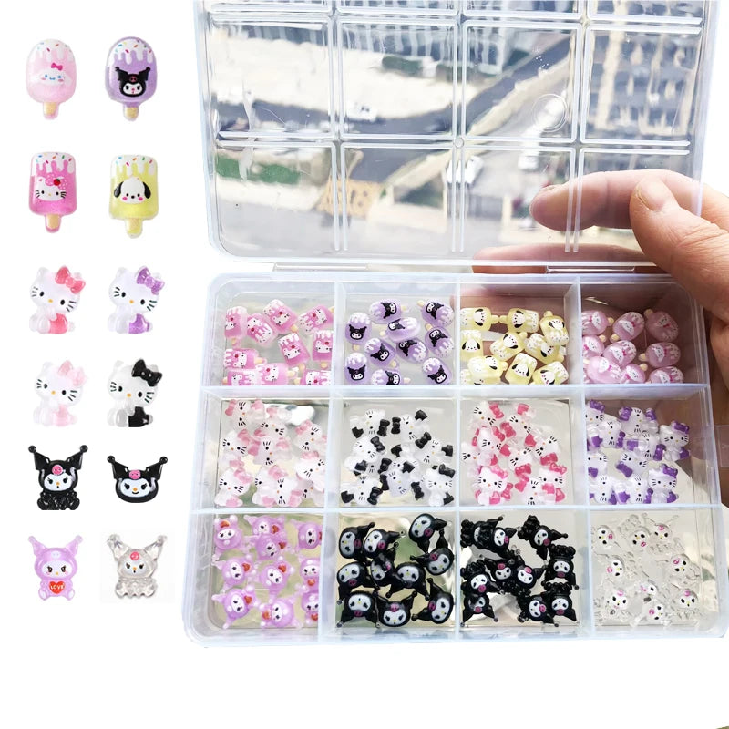 Decoraciones acrílicas sanrio