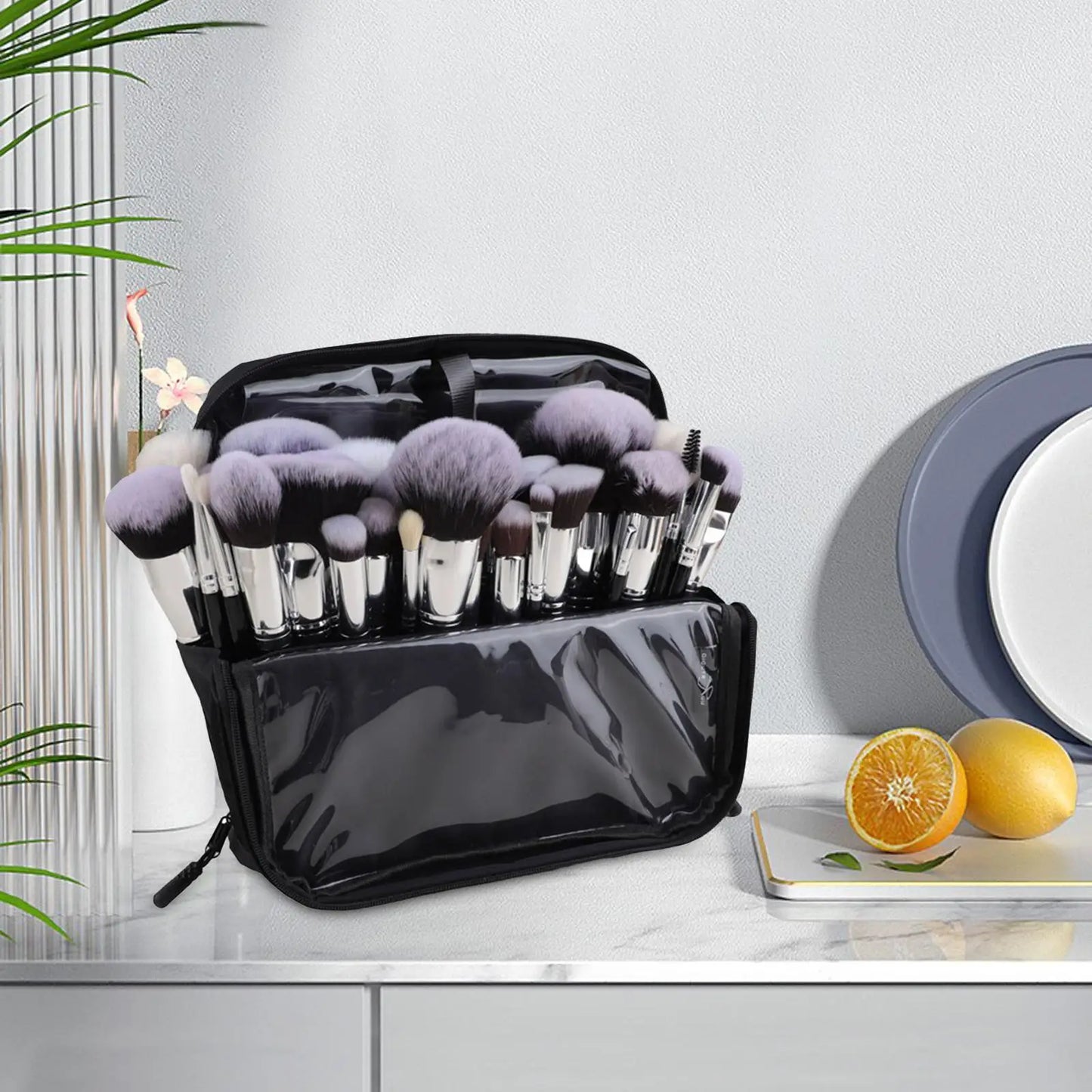 Bolsa plegable para brochas