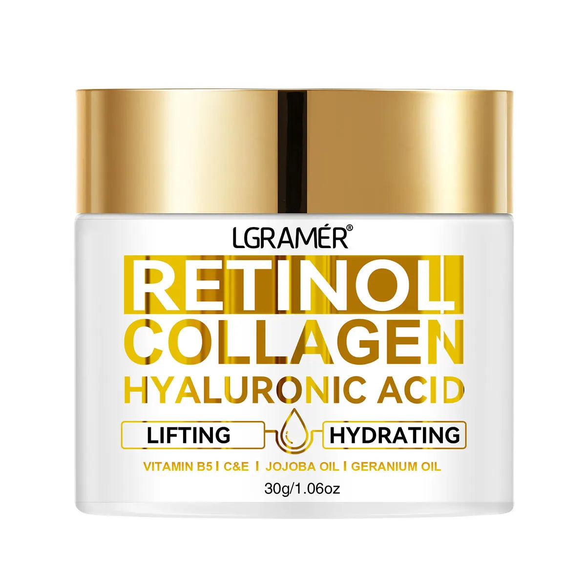 Crema Facial Antienvejecimiento con Retinol LGRAMER