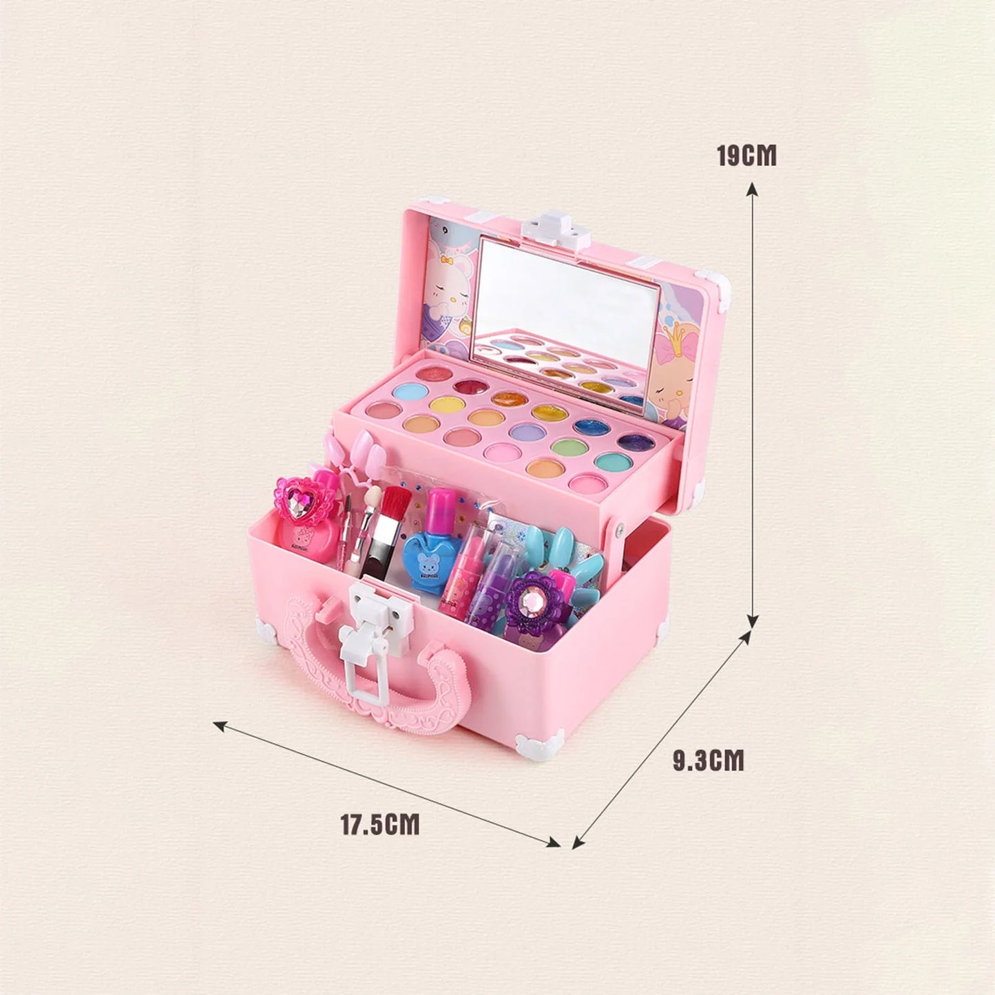 Kit de maquillaje para niñas de Meizhi.
