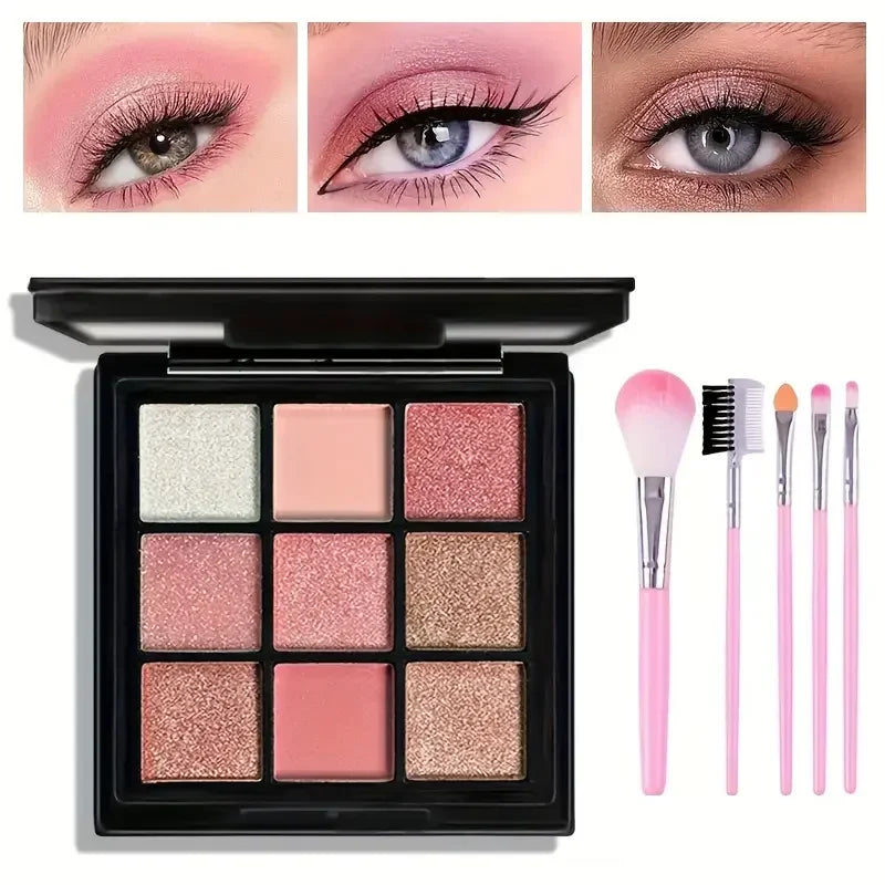 Paleta de Sombras Rebellius girl de 9 Colores.