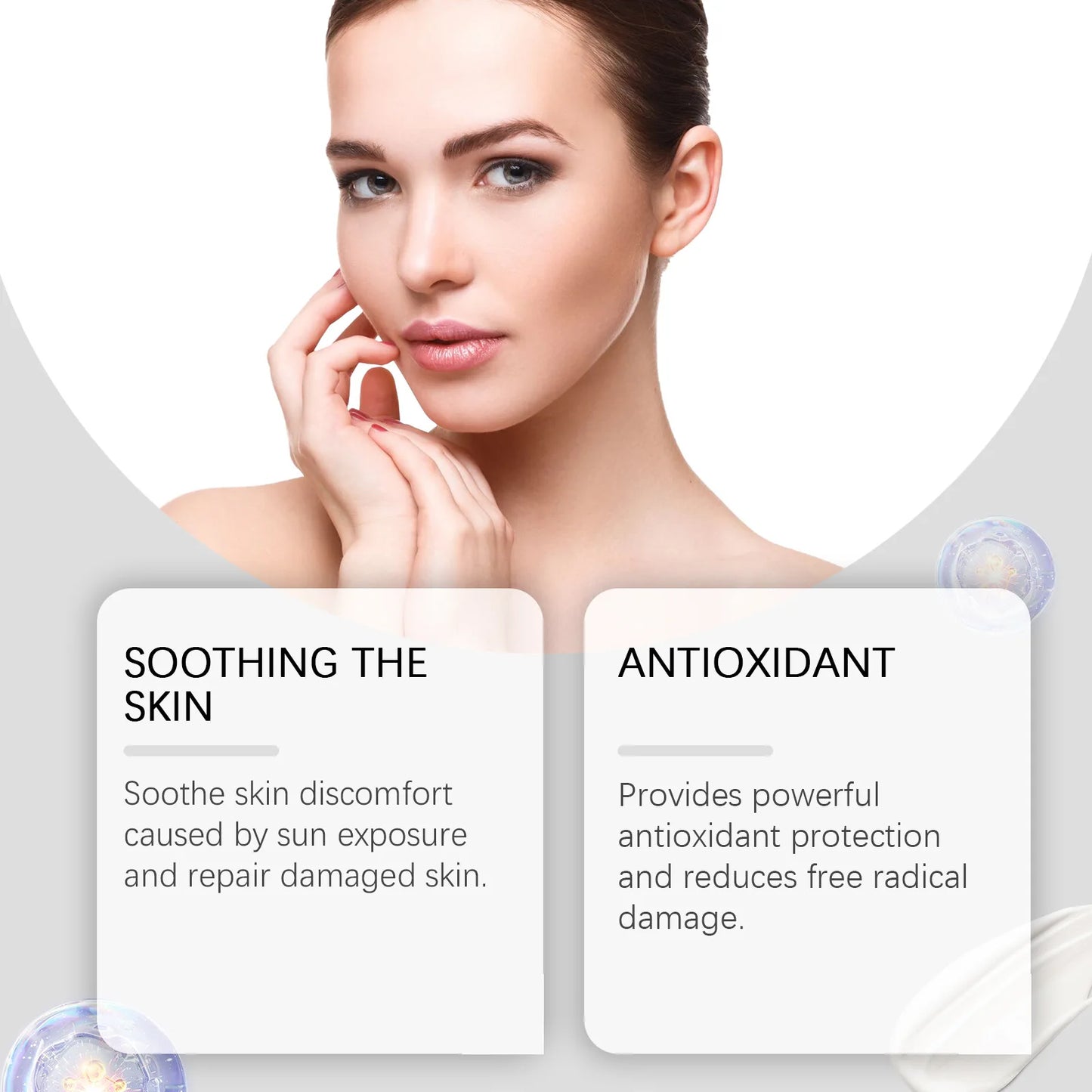 Anti-aging sunscreen with SPF 45