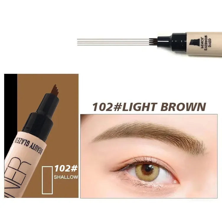 Lápiz Doble 2 en 1 para Cejas y Delineador