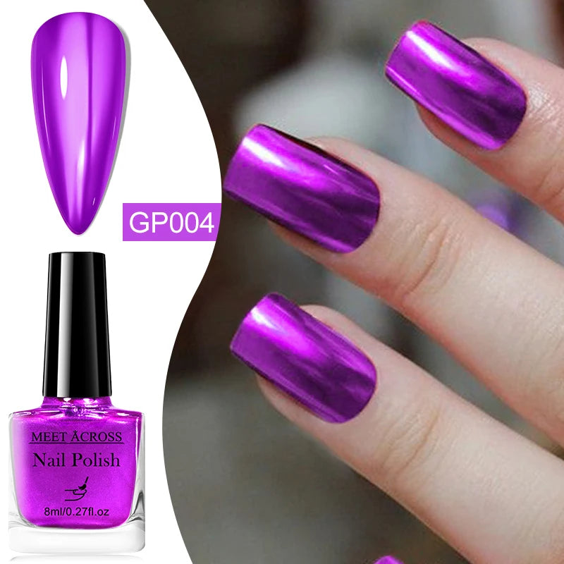 MEET ACROSS chroma metallic enamels