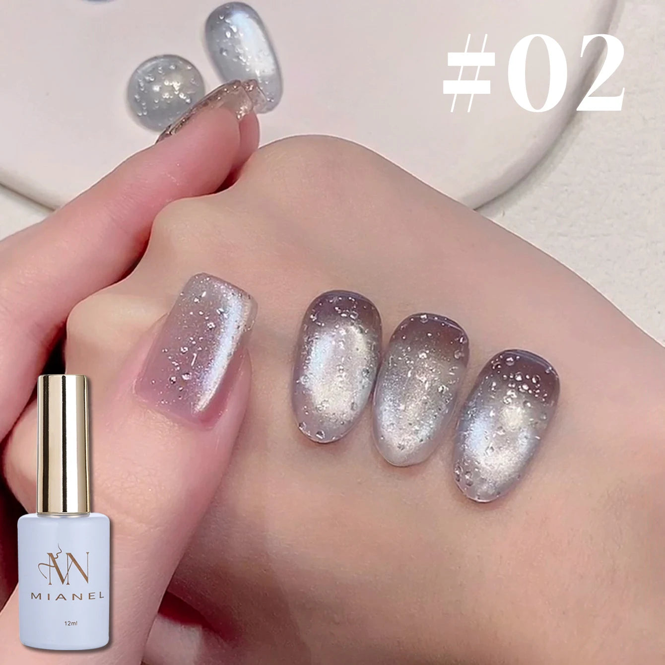 Mianel magnetic nail polishes