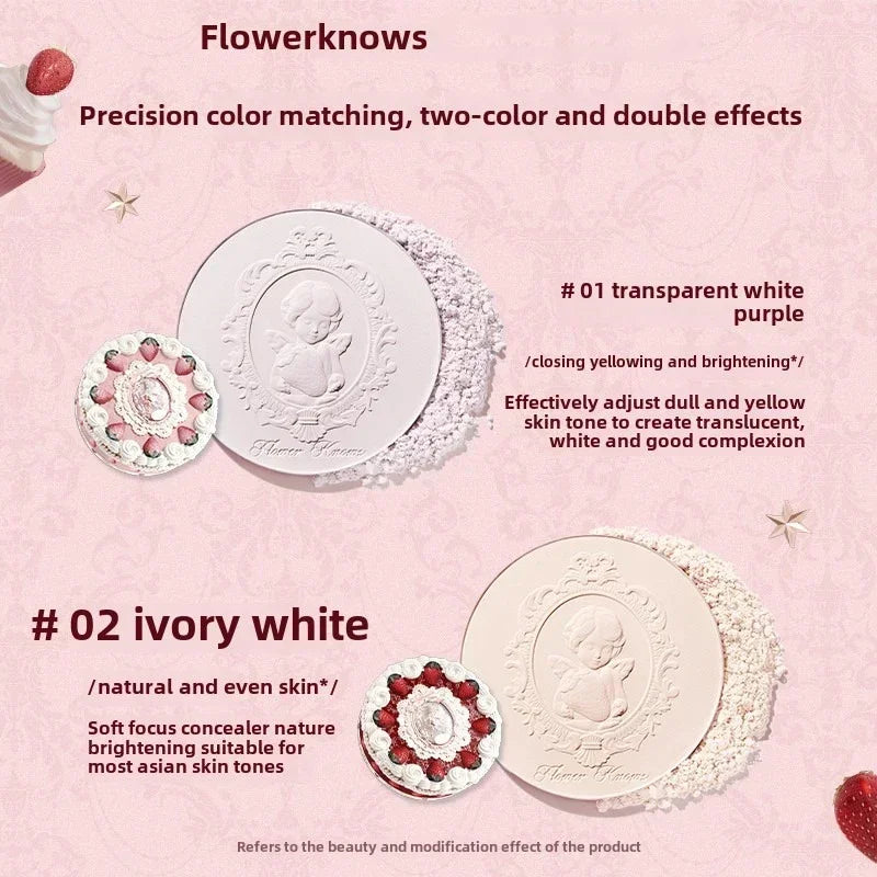 Polvos compactos mate Flowerknows