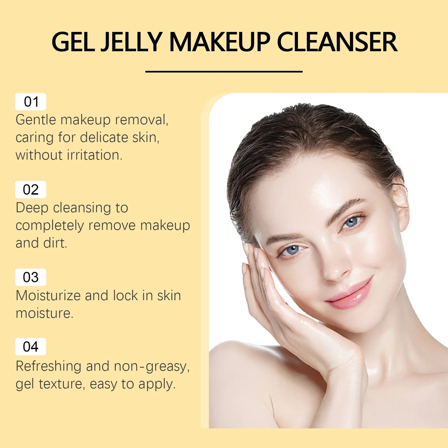 Gel de cúrcuma, desmaquillante y refrescante para una piel sin imperfecciones.