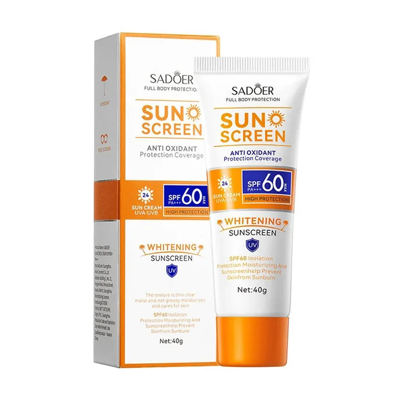 Protector solar en crema SADOER Spf 60+
