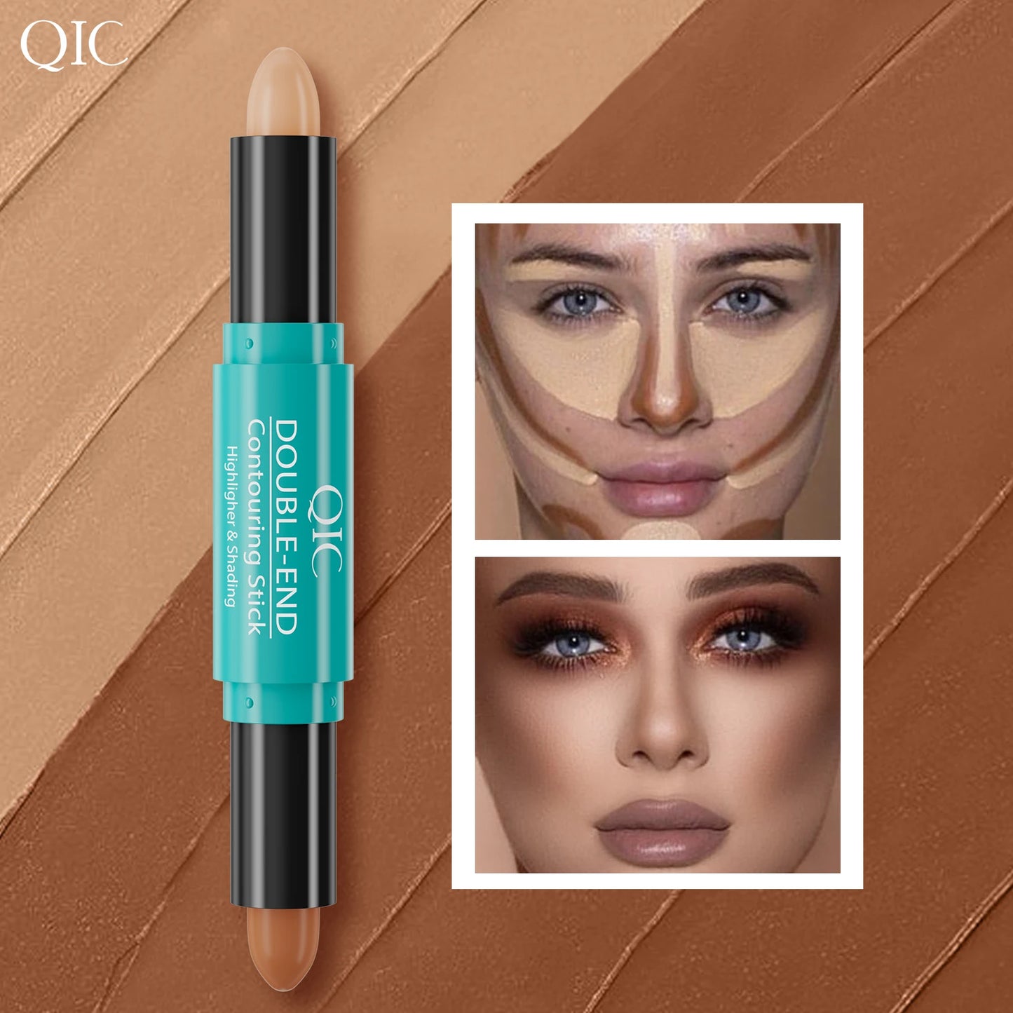 Contorno e Iluminador en stick QIC