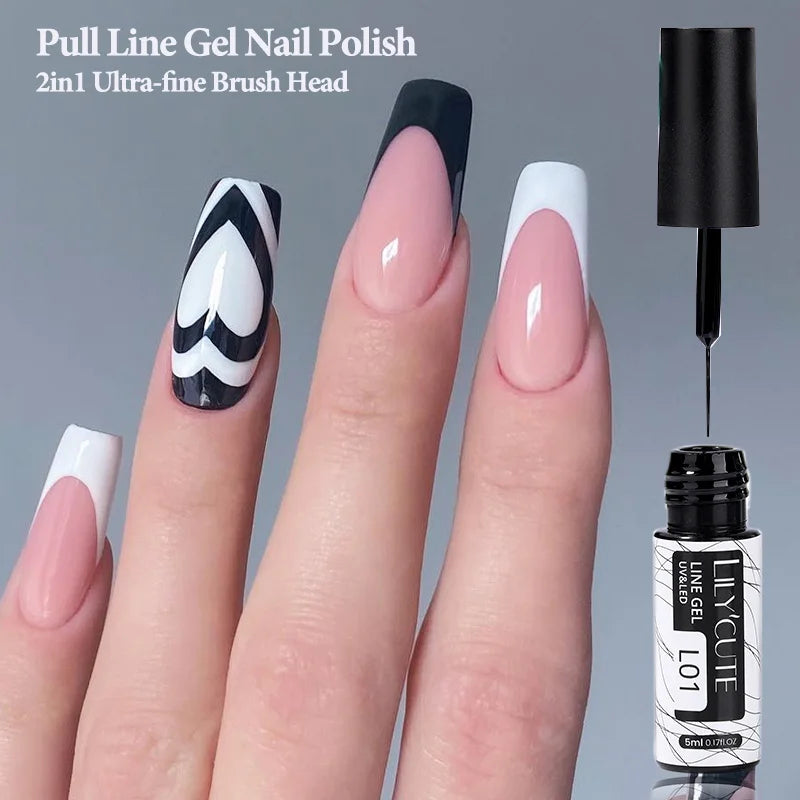 LILYCUTE 7 esmaltes en gel delineador