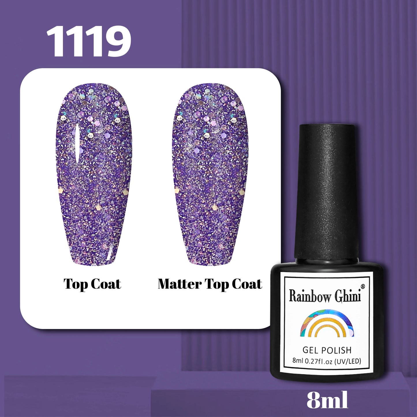 RAINBOW GHINI esmalte en gel de secado UV