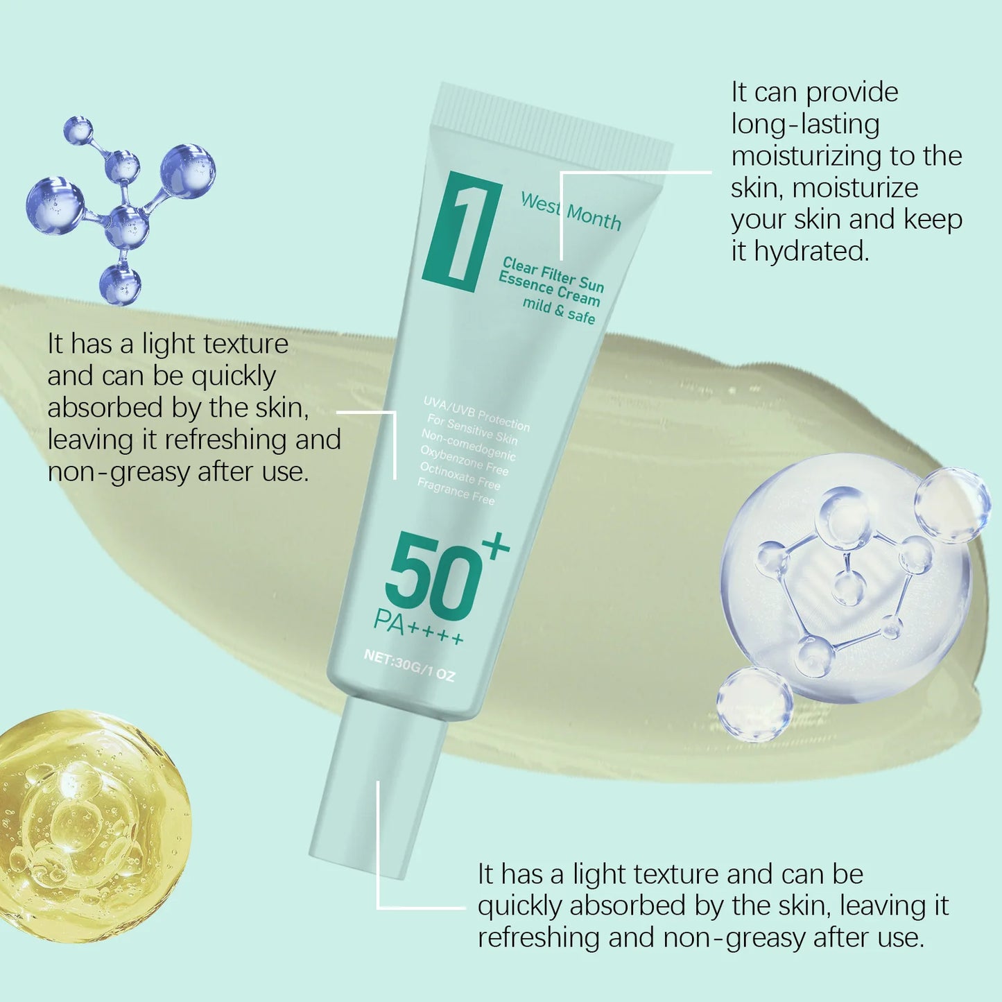 Crema solar SPF50+ west month
