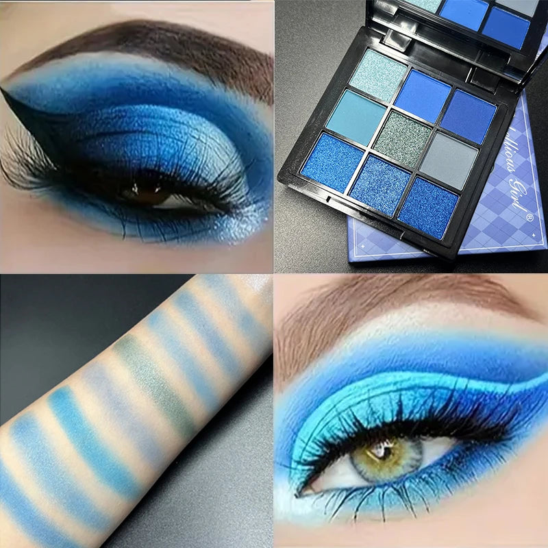 Paleta de Sombras Rebellius girl de 9 Colores.