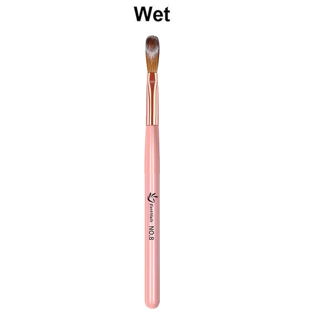 Pinceles para manicura y pedicura.