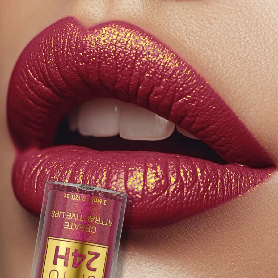 Gloss labial con glitter