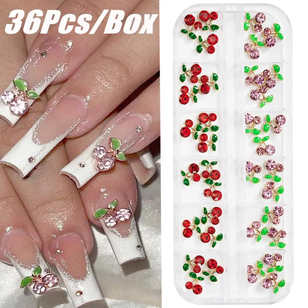 +15 Sets de decoraciones para uñas Kawaii
