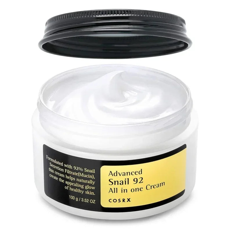 Crema Facial con Colágeno y Baba de Caracol Hidratante, Reafirmante.