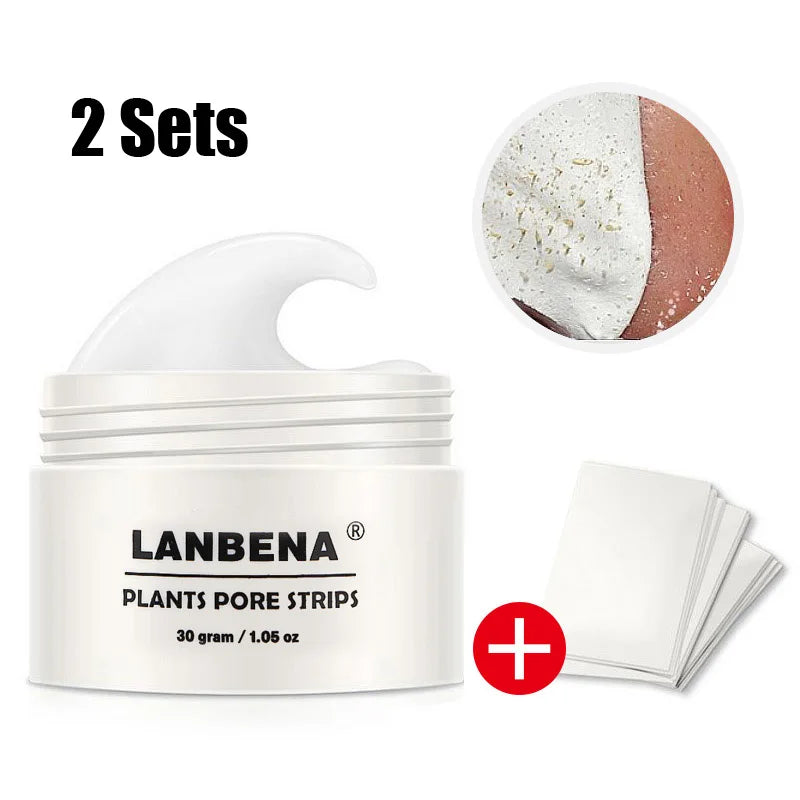 Crema+tiras para eliminar puntos negros LANBENA