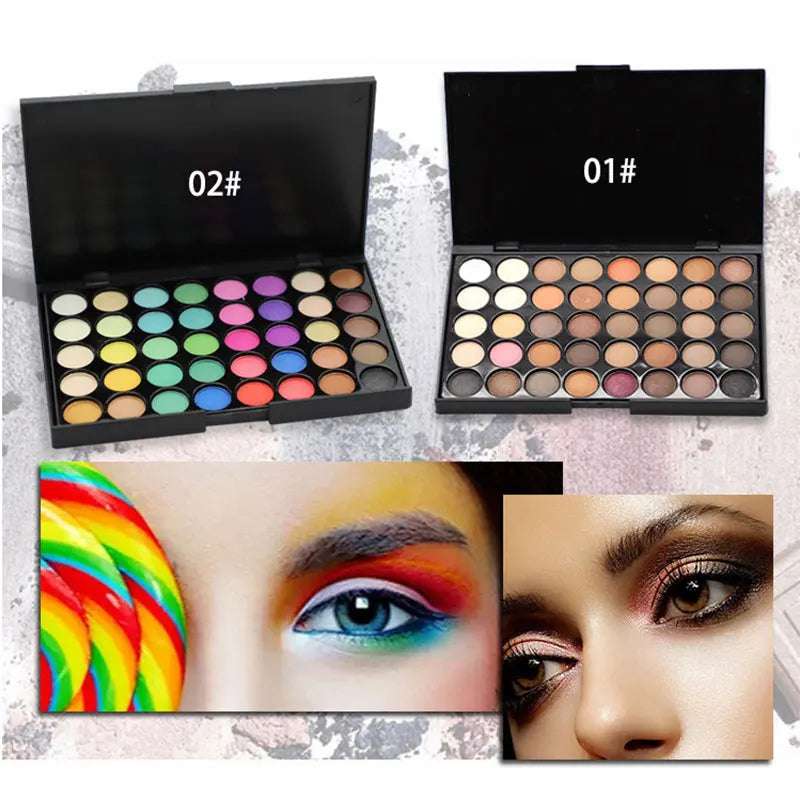 Paleta de Sombras de 40 Colores.
