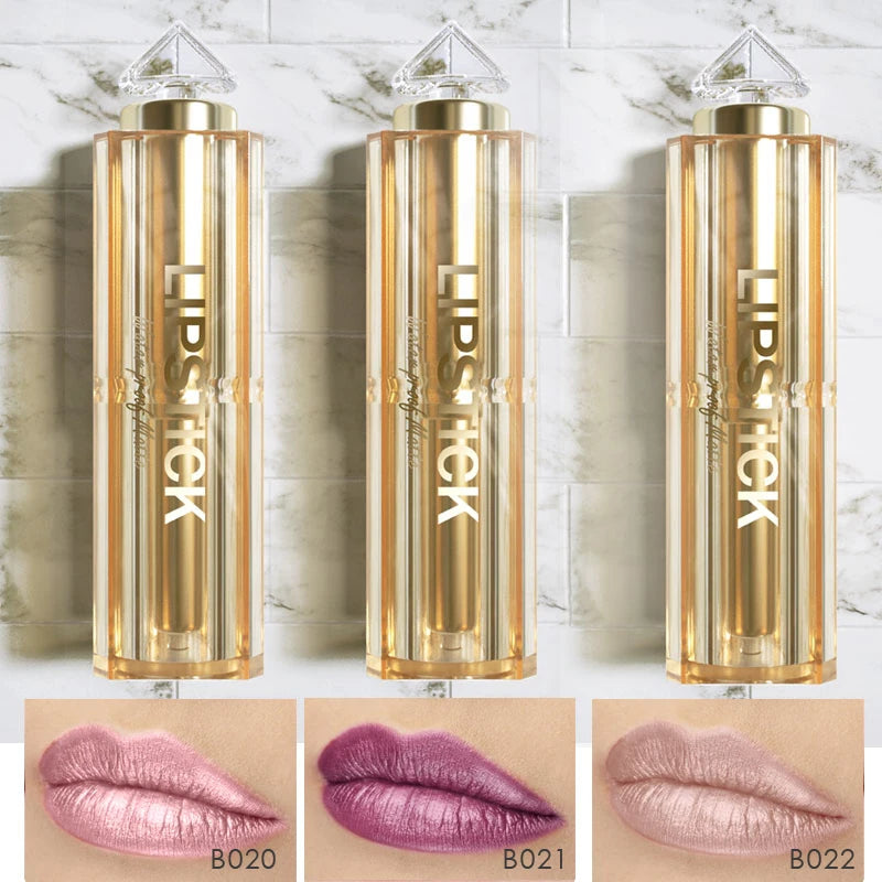 Set de 3 Barras labiales matte glitter