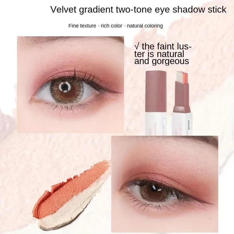 Lápiz de Sombra de Ojos LA MEI LA de Dos Colores.