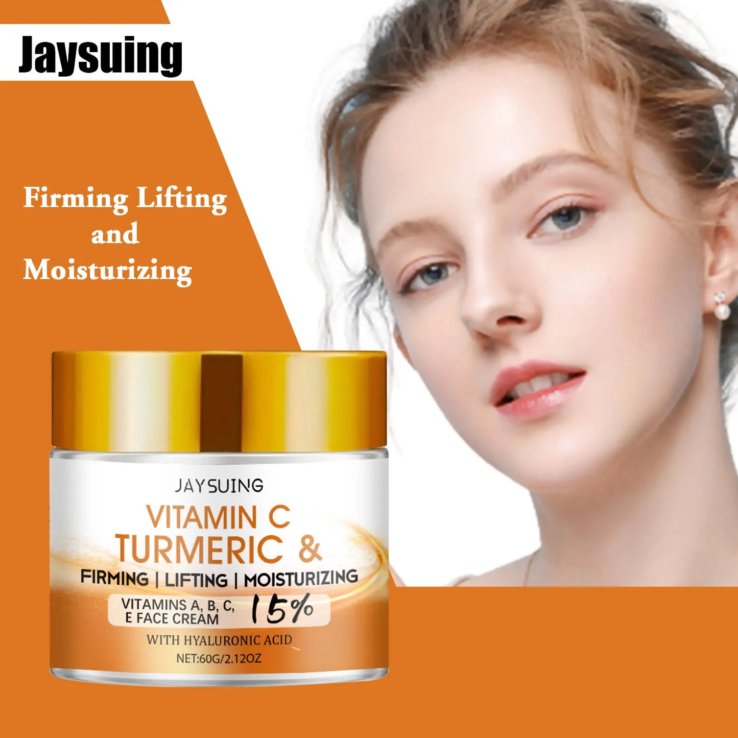 Crema hidratante y reafirmante de cúrcuma Jaysuing