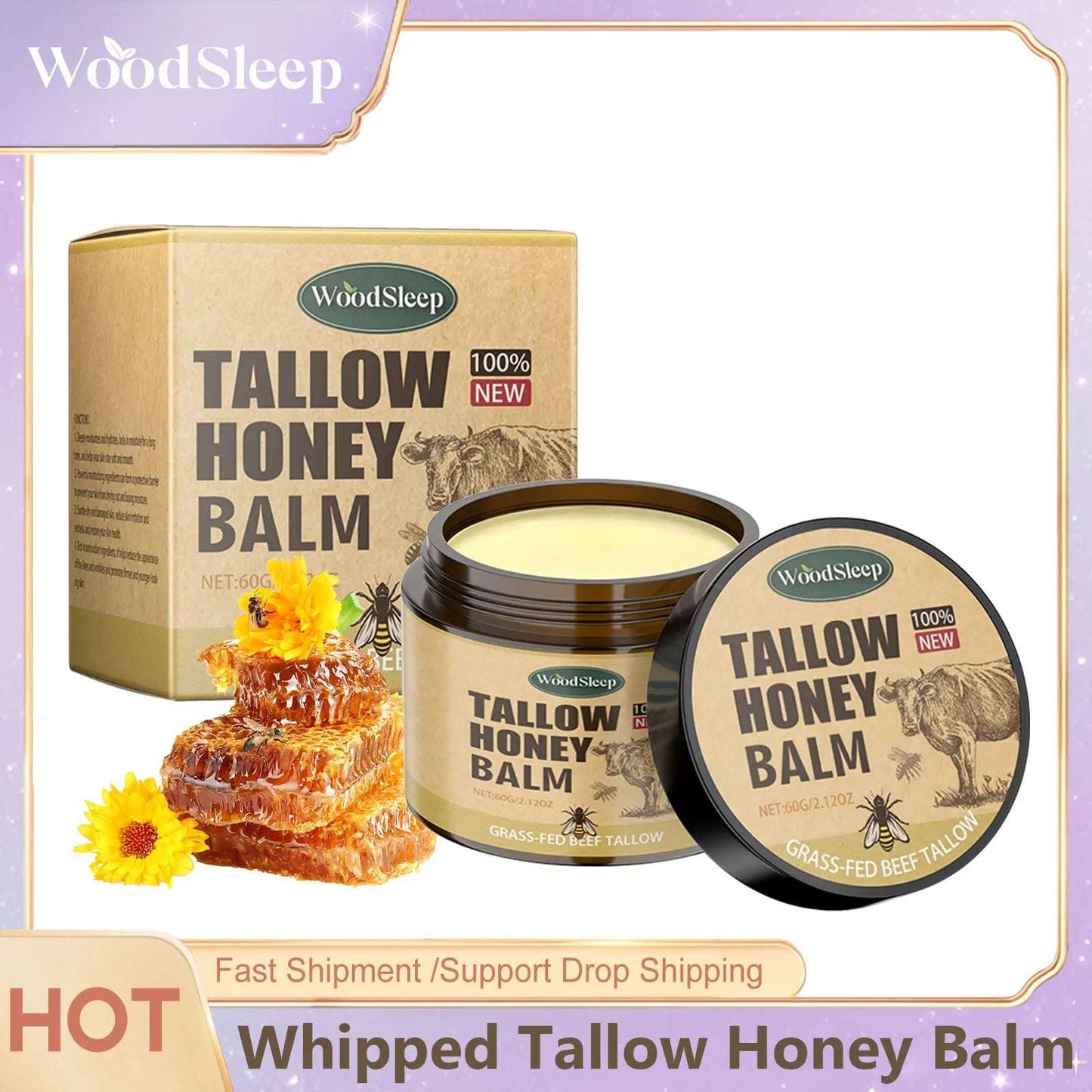 Crema Hidratante para el rostro Woodsleep.