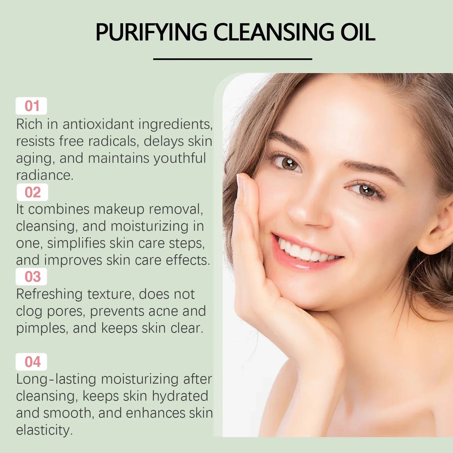 Aceite removedor de maquillaje HOYGI