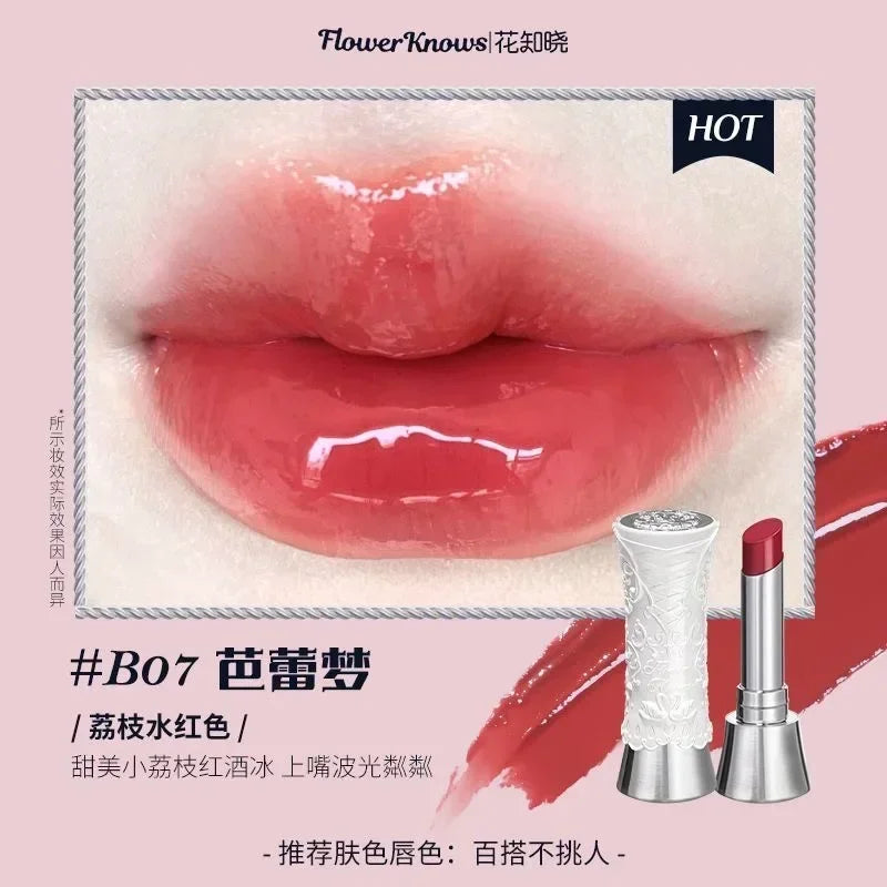 Moisturizing lipstick and bar from the brand Flawer Knows