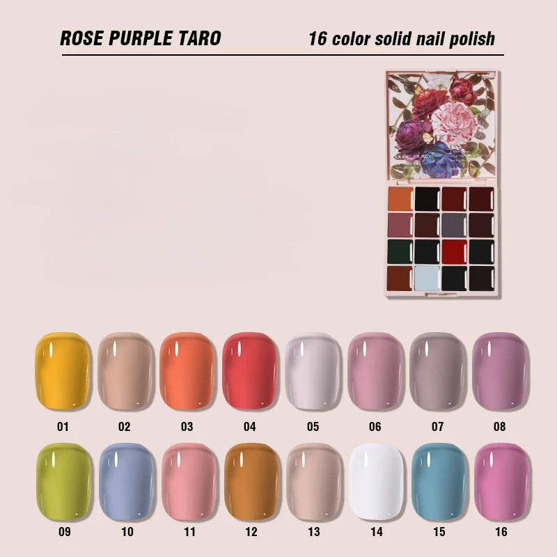 Paleta de esmalte en gel sólido