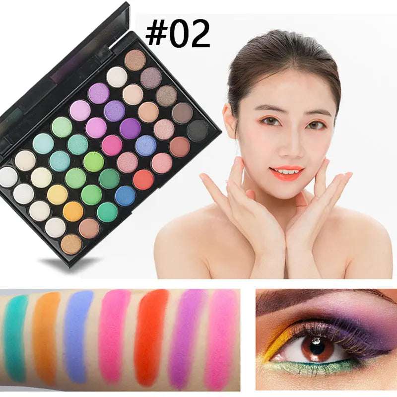 Paleta de Sombras de 40 Colores.