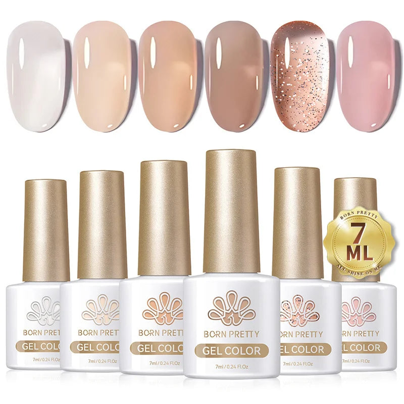 Sets de 6 esmaltes de ojo de gato BORN PRETTY