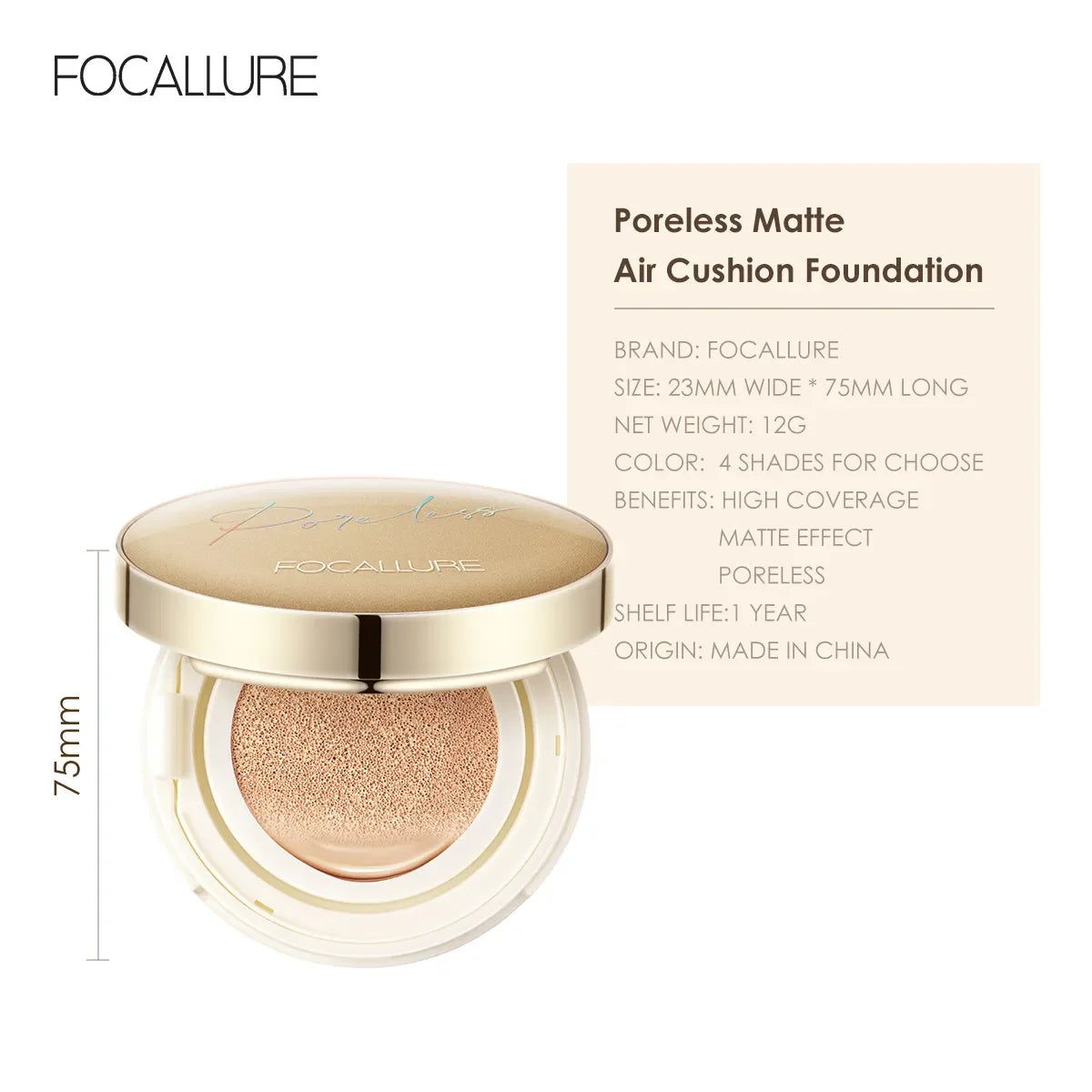 FOCALLURE Air Cushion BB & CC Cream.
