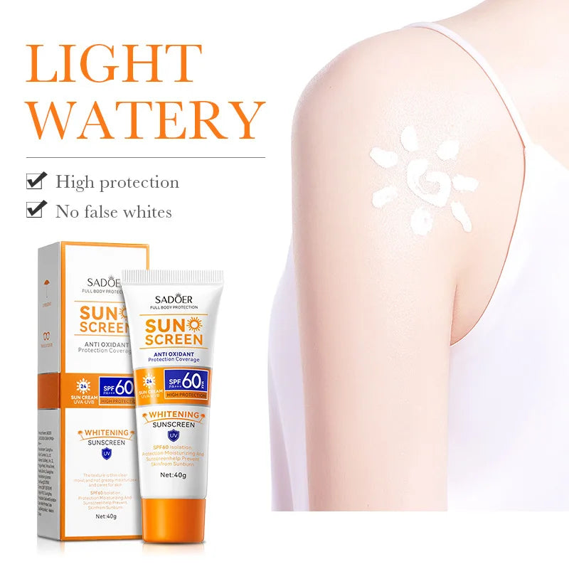 Protector solar en crema SADOER Spf 60+