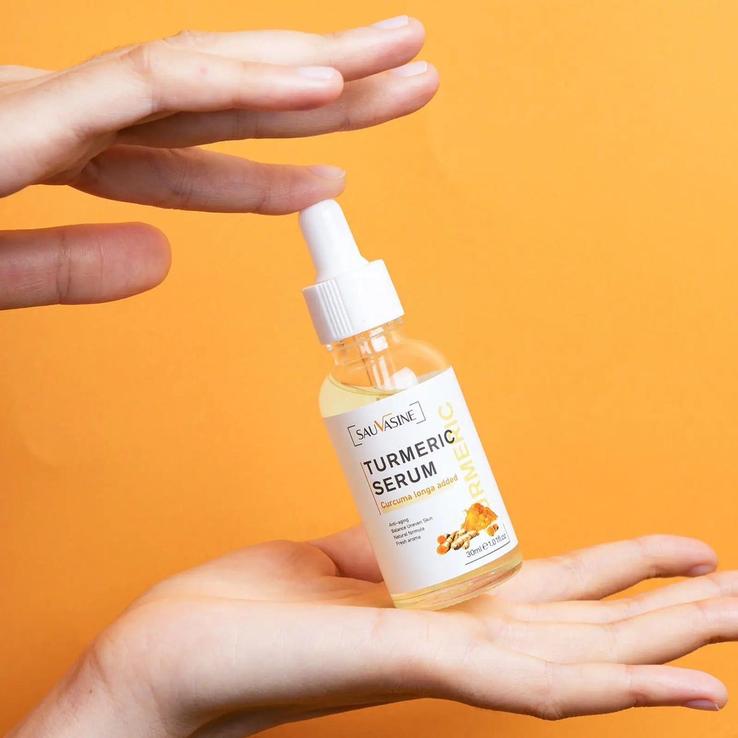 Set de Crema, Aceite, Serum y Jabón de cúrcuma Sauvasine