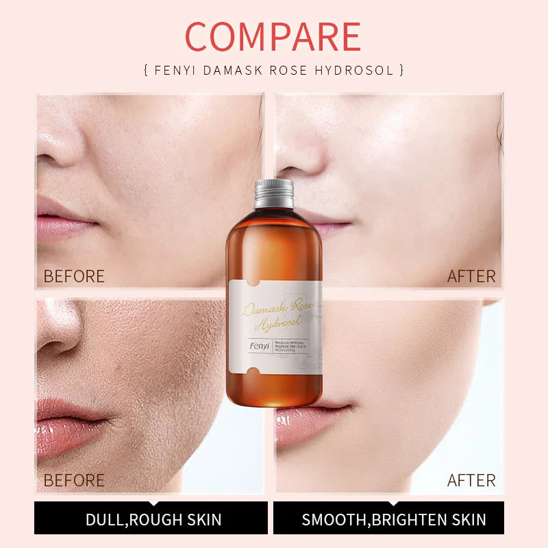 Tónico Facial Hidratante y Nutritivo, agua de rosas